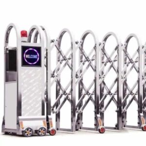 Cổng Xếp Inox Tự Động Chính Hãng Nhập Khẩu